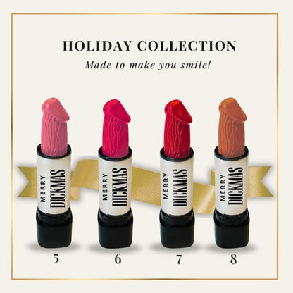 [🎁 Funny Gifts for Women] Christmas Novelty Gag Merry Dickmas Lipstick 💄