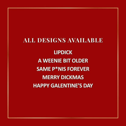 [🎁 Funny Gifts for Women] Christmas Novelty Gag Merry Dickmas Lipstick 💄